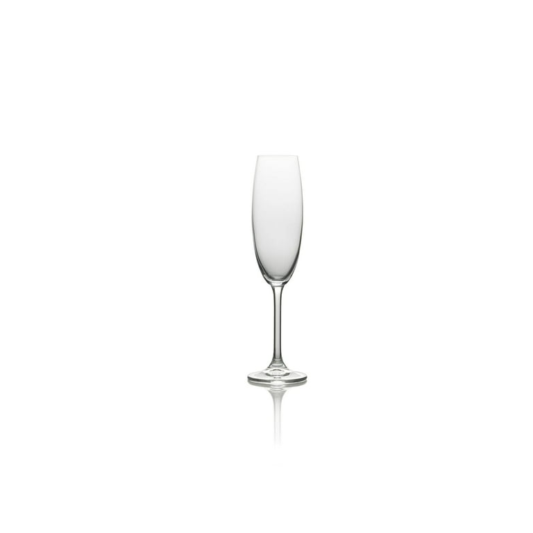Mikasa Julie 8 oz Clear Crystal Champagne Flutes 