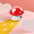 thumbnail image 4 of KAKOWELY Mini Mashroom Tabletop Cleaner Vacuum Cleaner Handy Hand Cleaner Desk Table Dust Cleaner (Red),3.94"X3.94"X3.74", 4 of 5