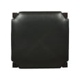 thumbnail image 4 of Linon Salene 25" Backless Counter Stools, Set of 2, Espresso/Brown Faux Leather, 4 of 9