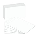 thumbnail image 1 of Blank Index Flash Note Cards | 80lb Heavyweight Thick White Cover Stock. 100 Cards Per Pack | 8 x 10, 1 of 4
