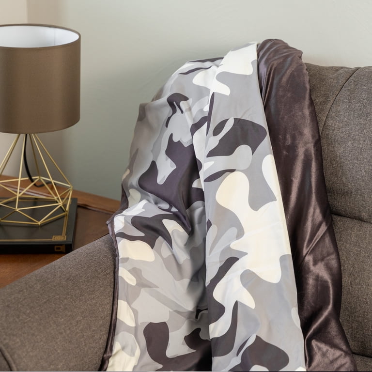 Tranquility Kids Weighted Blanket, 6 lbs, Camo Cover photo 1