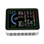 Air Quality Monitors Indoor PPM2.5 PM10 CO2 TVOC HCHO Humidity & Temperature Detectors Large Display