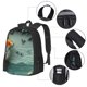 thumbnail image 2 of Easygdp Paper Fox Crow Fantasy Mochila de Gran Capacidad Minimalista Ideal para Escuela, Viajes y Uso Diario, 2 of 6