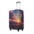 thumbnail image 2 of Daiia Dreamy Dandelion Sunset Luggage Cover, Thickened Washable Travel Luggage Covers, Elastic Unique Baggage Covers for 18-20 inch Luggage-Large, 2 of 9