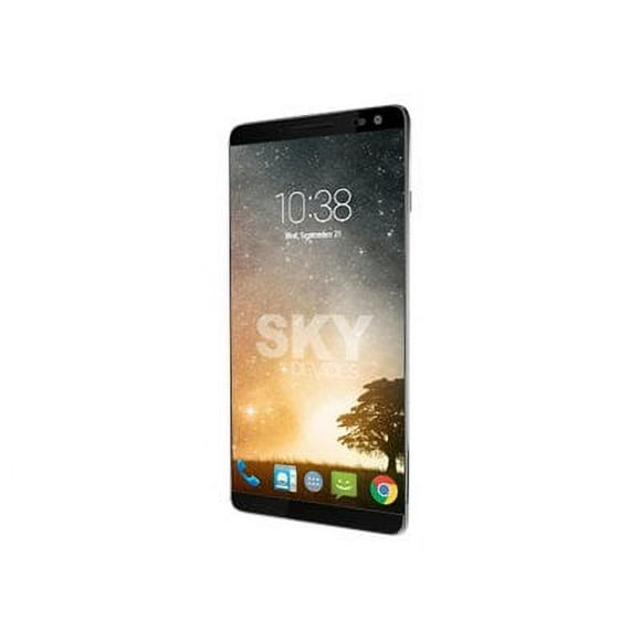 SKY Devices Elite 5.0L - smartphone 4G - dual-SIM - RAM 1 GB / Mémoire Interne 8 GB - Écran LCD - 5" - 1280 x 720 pixels - Caméra Arrière 13 MP - Caméra avant 5 MP - Gris Foncé