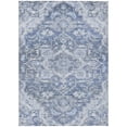 thumbnail image 2 of HomeRoots 586395 10 x 14 ft. Oriental Washable Indoor & Outdoor Rectangle Area Rug, Denim Blue & Sky Blue, 2 of 5