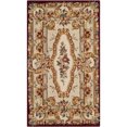 thumbnail image 2 of Gold Floral Wool Rug (2 ft. 6 in. x 12 ft. Runner), 2 of 5