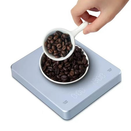 3kg/0.1g Smart Drip Coffee Scale Timing LED Digital High Precision Handheld Scale Household Kitchen Accessories