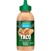 Hidden Valley The Original Ranch Taco Secret Sauce, 12 Fluid Ounce Squeezable Bottle, Pack of 6