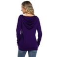 thumbnail image 5 of Women Casual Long Sleeve Hoodie Jacket Zip Up Sweatshirt with Pockets, 5 of 7