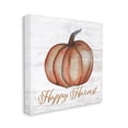 thumbnail image 3 of Happy Harvest Pumpkin Country Rustic Holiday Graphic Art Gallery Wrapped Canvas Print Wall Art, 3 of 7