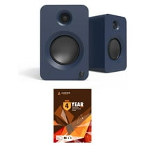 Kanto REN BLUE Bluetooth Powered Bookshelf Speakers - Matte Blue Pair with 4 Year Amber Protection Plan (2024)