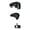 Black, variant on Set of 3 Drum Set Upgrade Part Plastic Pedal Cams Drum Practice Tool for Better Playability and Faster Response Time