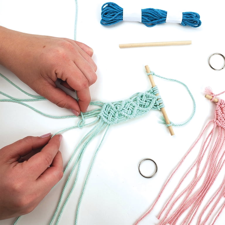 Hello Hobby Create Your Own Macrame Craft Kit, 3-Pack photo 5