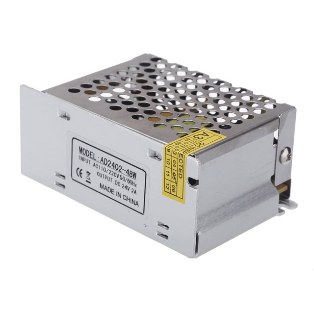 AC 100V~240V a DC 24V 2A 48W Interruptor de transformador de voltaje Leyfeng Fuente de alimentación