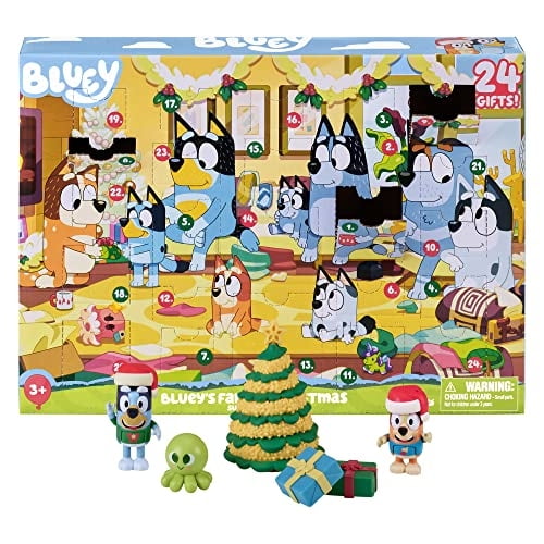 Calendario de Adviento Bluey con 24 piezas