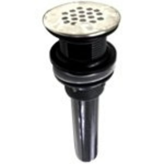 Avalon Pop up Plug 6 Flat Stainless Grid Drain Hybrid Heavy Duty