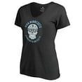 thumbnail image 2 of Women's Black Minnesota United FC Hispanic Heritage Viva V-Neck T-Shirt, 2 of 3