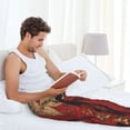 thumbnail image 6 of Picia Vintage Rose Scepter Skull Mens Soft Woven Cotton Elastic Waistband Sleep Pajama Pant Lounge Sleep Pant With Pockets And Drawstring-Small, 6 of 9