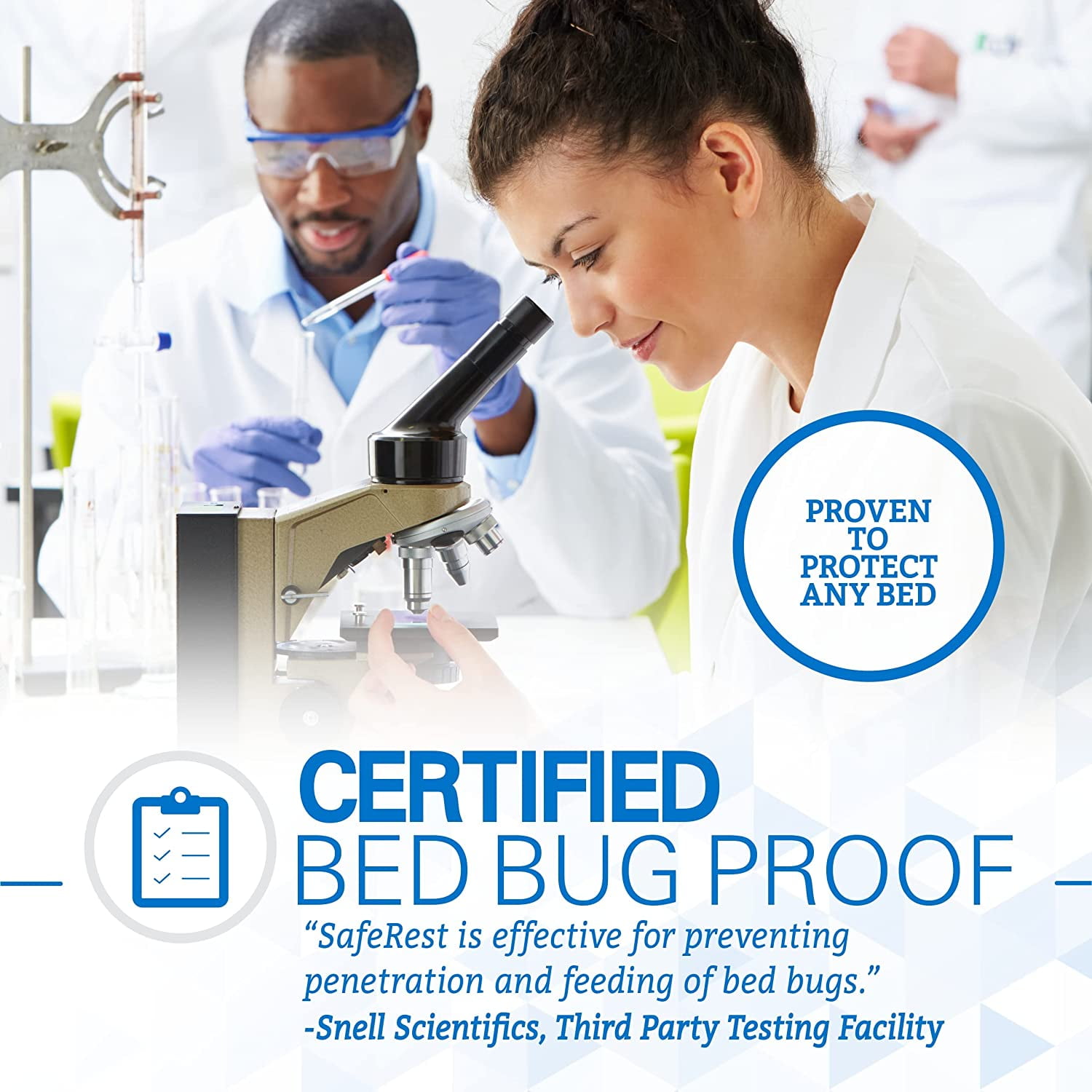 15" SafeRest Premium Waterproof Zippered Bed Bug Proof Mattress Encasement 12" 