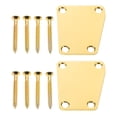 thumbnail image 1 of MERRYHAPY 2Ud Accesorio Metálica Para Mástil Guitarra Eléctrica Y Bajo Color Dorado Fácil Instalar, 1 of 8