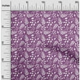 thumbnail image 1 of oneOone Polyester Lycra Wine Purple Fabric Florals Fabric For Sewing Printed Craft Fabric By The Yard 56 Inch Wide, 1 of 4
