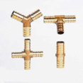thumbnail image 1 of Accesorio de tubería de púas de latón, conector de latón de 2, 3 y 4 vías para mangueras de 4 mm, 5 mm, 6 mm, 8 mm, 10 mm, 12 mm, 16 mm y 19 mm, accesorios de tubo de agua de cobre Pagoda, Y de 3 vías, 1 of 4
