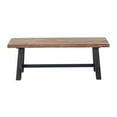 thumbnail image 1 of Alaterre Furniture Adam 48"L Solid Wood Bench - Natural, 1 of 5