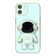thumbnail image 2 of 3D Plating Astronaut Hidden Stand Case Cover Cute Astronaut Stand Phone Case para IPhone 12 TPU Cover, 2 of 3