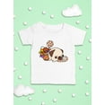 thumbnail image 3 of Cartoon Pug W Candy T-Shirt Infant -Image by Shutterstock,  24 Months, 3 of 4