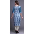 thumbnail image 4 of Bimba Kurti Droite à Panneaux en Coton pour Femmes, Longue Robe Kurti Imprimée, Haut Indien - Petit, 4 of 6