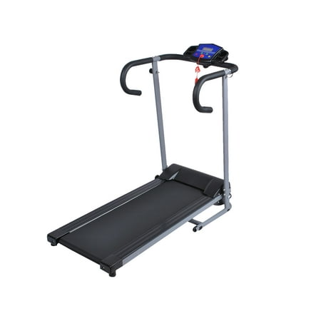 500W Folding Electric Treadmill Portable Motorized Running Machine Black New