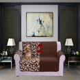 thumbnail image 2 of CHOK 2024 Housse de Sofa Réversible Résistante à l'Eau Protège-Meubles Housses de Canapé pour Animaux Smart Leaf Sofa Surdimensionné Noir, 2 of 3