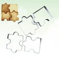thumbnail image 1 of KALLORY 4Ud Cortadores Metálicos Para Galletas De Repostería En Acero Plateado, 1 of 8