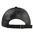 thumbnail image 2 of Snakeskin-Leather Baseball-Cap Unisex Casual-Dad-Hat Adjustable Snapback for Women Men, 2 of 5