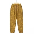 thumbnail image 5 of Boys Sweatpants Straight Open Bottom Pants Elastic Waist Athletic Joggers Casual Sweat Pant with Pockets Yellow 9-10 Years, 5 of 7