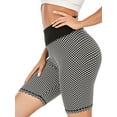 thumbnail image 6 of FANNYC Women's Tight High Waist Yoga Pants Ruched Textured Tummy Control Slimming Booty Bodycon Leggings Workout Running Butt Lift Tights, 6 of 6