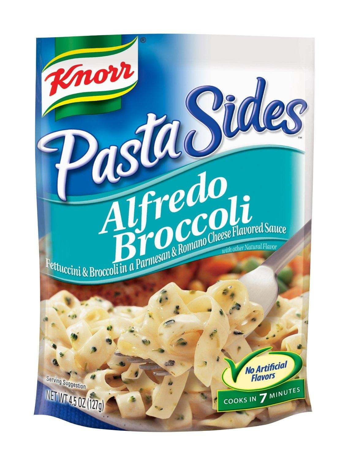 Knorr Pasta Sides Alfredo Broccoli (Pack Of 4) 4.5 Oz Bags