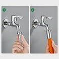 thumbnail image 2 of Tubo de extensión universal con conector Extensor de grifo de flexión libre de 360 ° para grifo de fregadero de baño para cocina y baño, 2 of 8