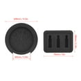 thumbnail image 4 of Guitar Sound Hole Buffer, Long Service Life Guitar Mute Pad, Durable Firm DIY Exercise For Beginner Student Black, 4 of 8