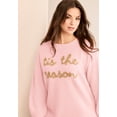 thumbnail image 2 of Roaman's Women's Plus Size Embroidery Sweater, 2 of 3