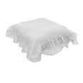 thumbnail image 6 of koolsoo Chair Cushion with Ties 40x40cm Cotton Filling Soft Comfortable Ruffles Seat Mat Seat Cushion for Farmhouse Home Wedding Decoration white, 6 of 8