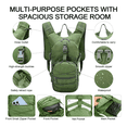 thumbnail image 3 of Mochila Hidratación Táctica Ciclismo Bolsa De Agua 3l Xtellar verde, 3 of 4