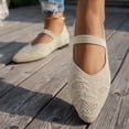 thumbnail image 5 of DIVVce Mary Jane Shoes Women Knit Pointed Toe Comfortable Slip On Casual Breathable Lightweight Daily Footwear, 5 of 7
