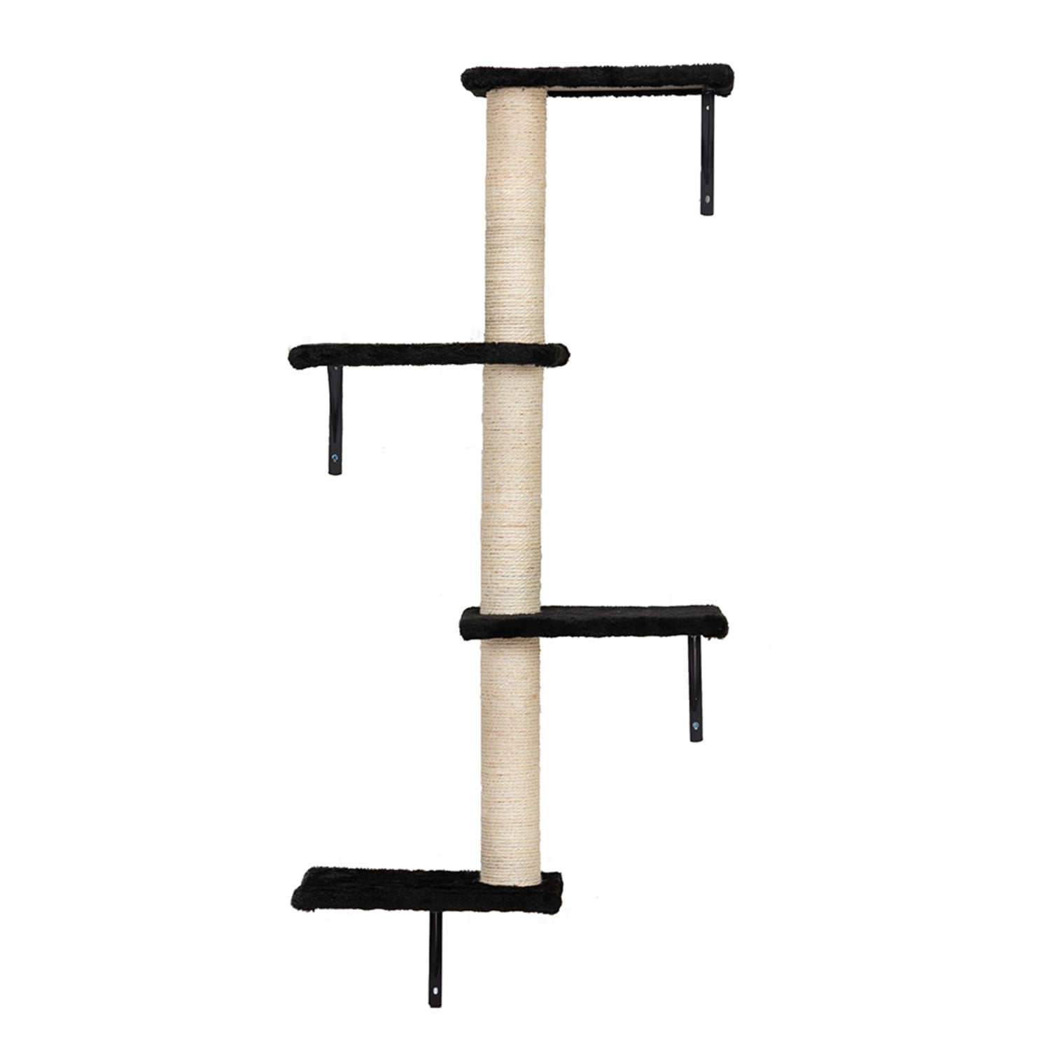 Pefilos Cat Wall Shelves and Perches Set, Cat Tower for Adult Cats Mounted Cat Tree House for Indoor Cats Modern Furniture for Cat Sleeping Playing Lounging Climbing Cat Tree for Large, Black Pefilos Cat Wall Shelves and Perches Set, Cat Tower for Adult Cats Mounted Cat Tree House for Indoor Cats Modern Furniture for Cat Sleeping Playing Lounging Climbing Cat Tree for Large, Black