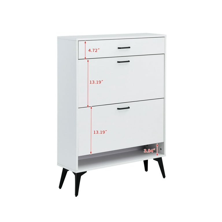 Black and white shoe cabinet outlet