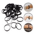 thumbnail image 1 of DEEPCRAFF 50Pcs Multi Function Silicone Wristbands Comfortable Stretchable Black Bands for Daily Use, 1 of 6