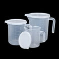 thumbnail image 3 of 1Pcs Plastic Liquid Measuring Cup Jug Pour Spout Surface With Lid Measuring Tool, 3 of 8