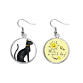 thumbnail image 1 of El antiguo Egipto Abstract Black Cat patron Pendiente Sol Flor Pendiente Joyas Moda Unbranded M, 1 of 3