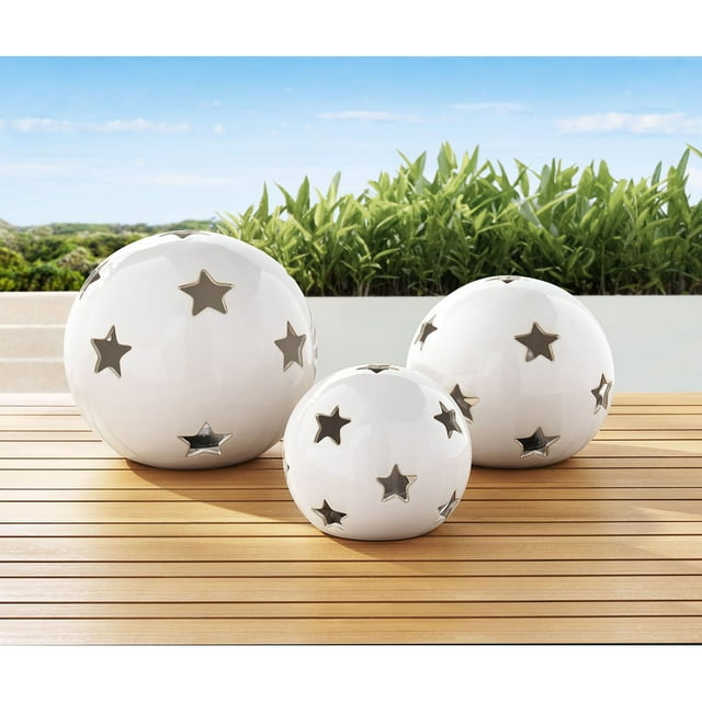 Member's Mark Ceramic Globe LED Lighting, Set of 3